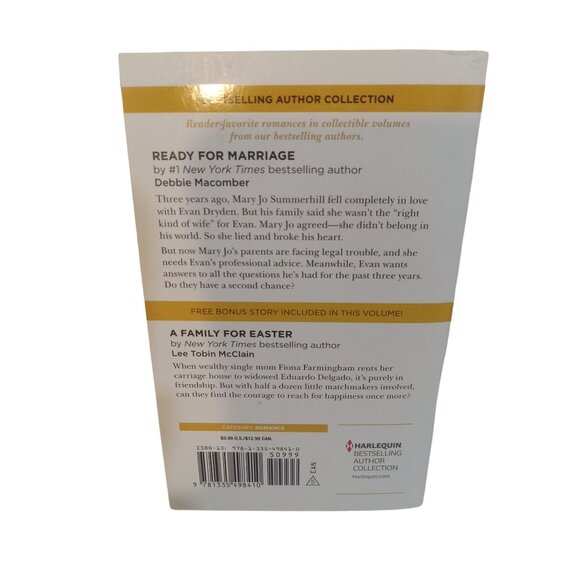 Debbie Macomber Book Ready For Marriage Novel Paperback Bestselling Author - Picture 2 of 4